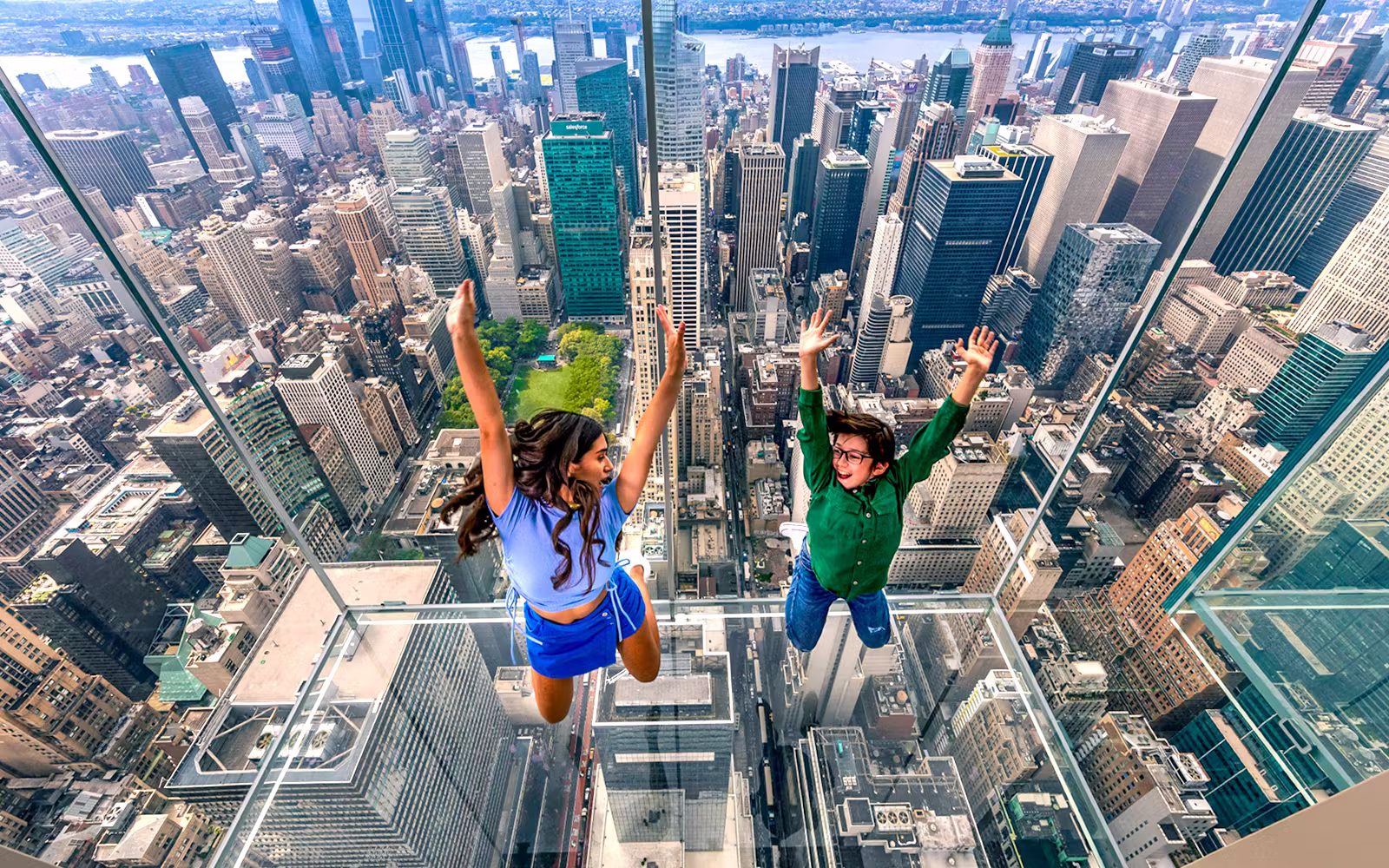 SUMMIT One Vanderbilt Signature Experience with cocktail NYC