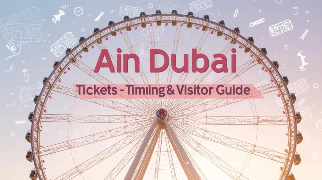 Ain Dubai Tickets: Timings, Prices & Complete 2026 Visitor Guide